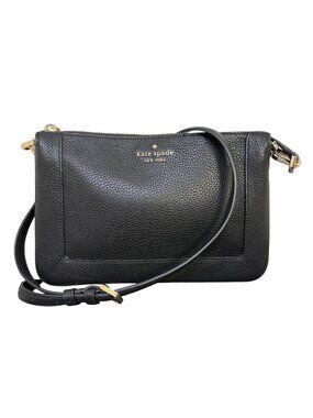 Kate Spade Black Leather Crossbody Bag